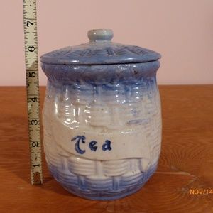 Antique Brush-McCoy Stoneware Tea Crock